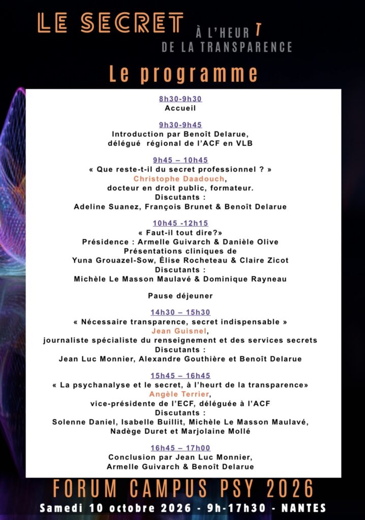 LE PROGRAMME